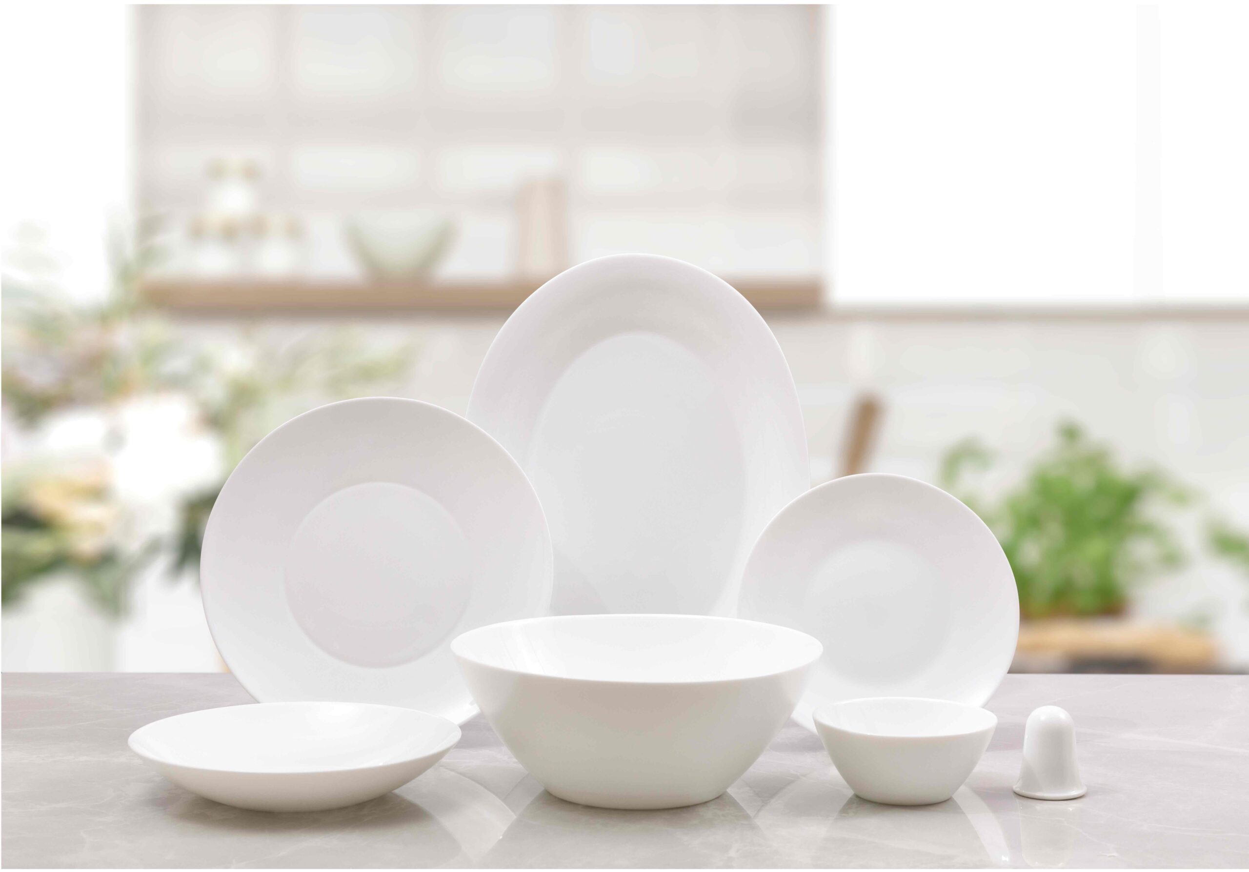 White Round O